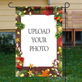 Aperturee - Personalized Wood Lights Christmas House Garden Flag